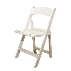 White Folding Chair