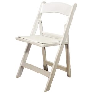 White Folding Chair