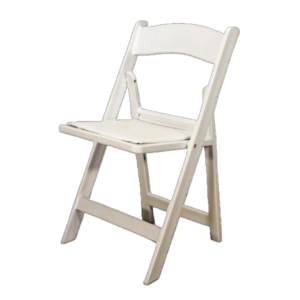 White Folding Chair