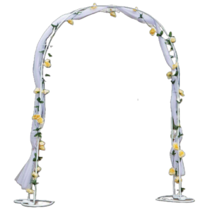 Curved White Arbor