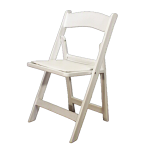 White Folding Chair