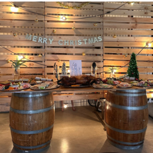 Wine Barrel Bar Top