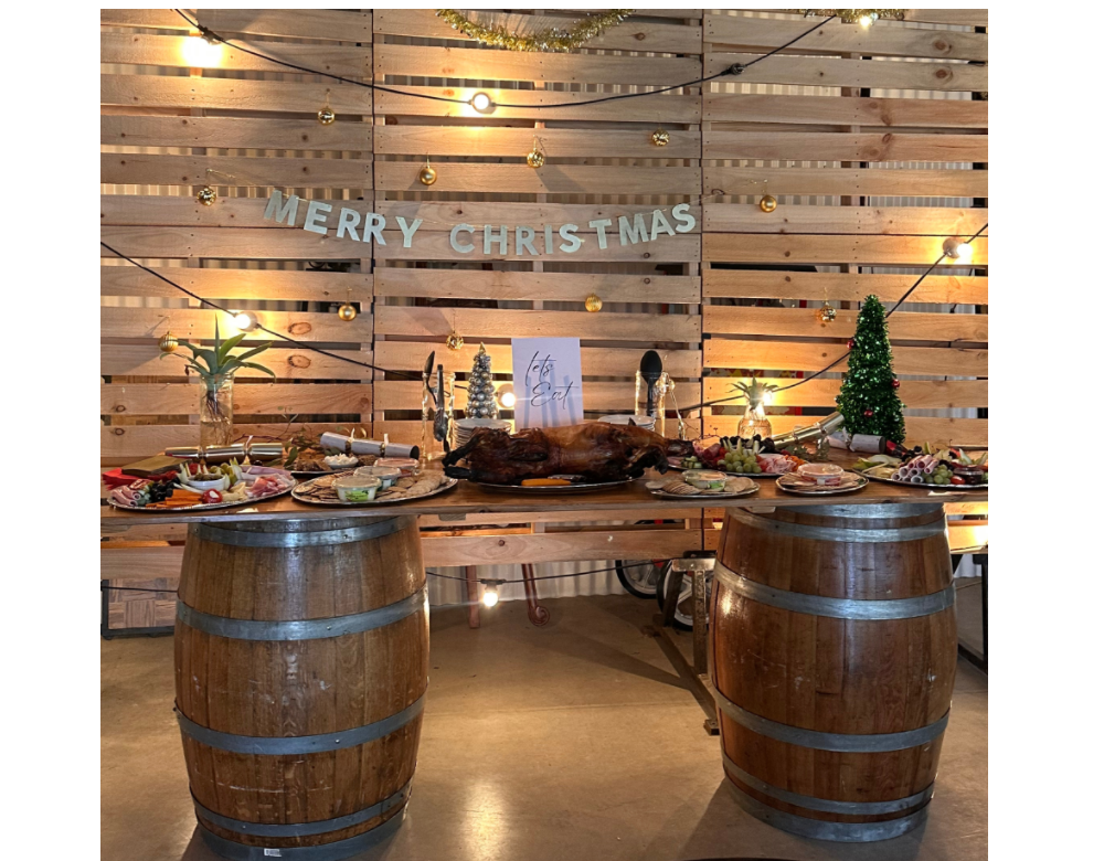 Wine Barrel Bar Top - Wine Barrel Bar Top