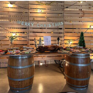 Wine Barrel Bar Top