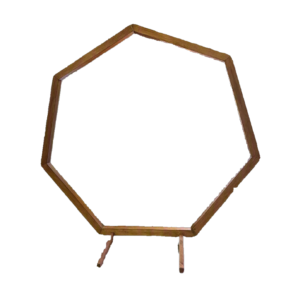 Wooden Heptagon Arbor