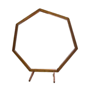 Wooden Heptagon Arbor